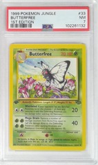 V1825: 1999: Butterfree: 33/64: 1ST Edition: Jungle: PSA: 7: NM: 102261132